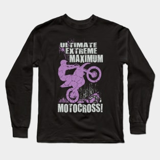 MOTOCROSS EXTREME STUNT Long Sleeve T-Shirt